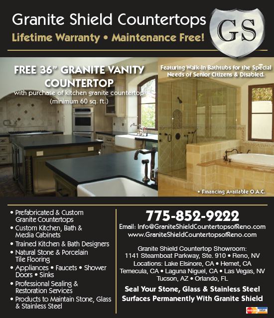 Granite Shield Countertops Reno Ad, Prefabricated Granite Countertops Orlando